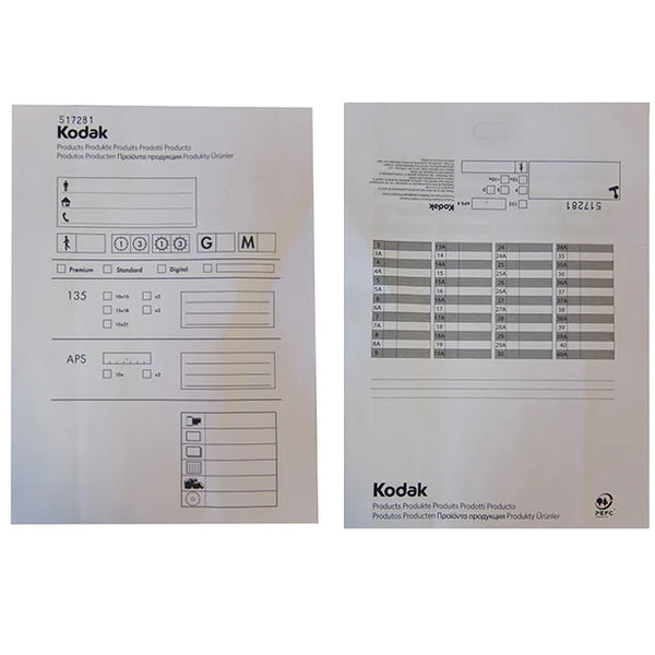 Kodak Buste esterne 1000pcs 3950920 Kodak Buste esterne 1000pcs 3950920